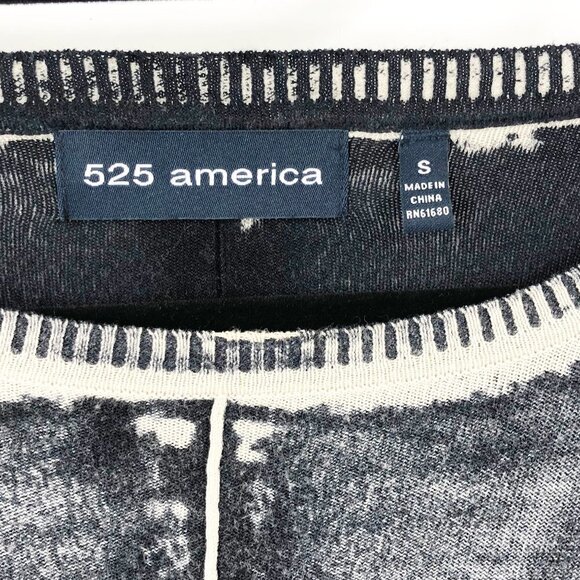 ✅ 525 AMERICA LONG SLEEVE TOP SMALL SCOOP NECK‎ - Picture 2 of 4